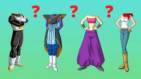 Adivinhe o Personagem de Dragon Ball Super Pela Roupa - 12 Personagens de Dragon Ball Super