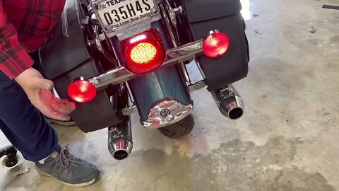 LED brake light and Harley taillight conversion kit