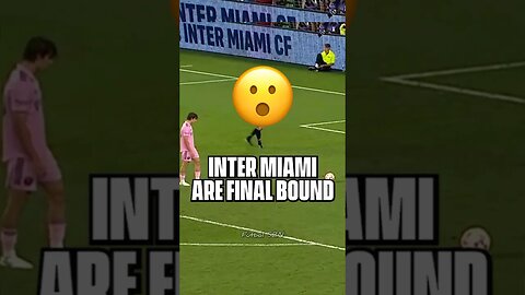 Messi’s late MAGIC 🪄 sends Inter Miami to Cup Final 🤩 #shorts #messi #mls #trending