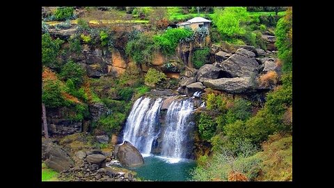 Panjpeer Rocks waterfall Kahuta