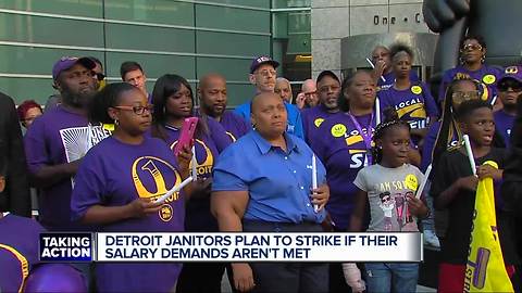 Thousands of Detroit janitors ready to strike if they don't get $15/hour wage