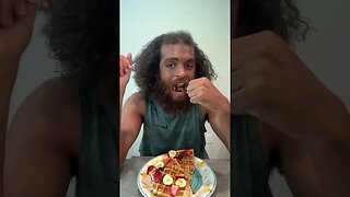 deluxe Berry waffle breakfast live with Rock Mercury on TikTok ￼