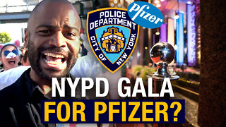 NYPD honours Pfizer while thousands of unvaccinated officers are on the verge of being fired