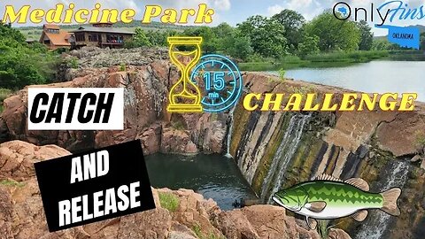 Medicine Park 15 Min Bass Fishing Challenge