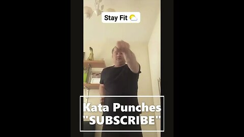 Let's Stay Fit with some Kata Punches (Arm Exercise) (MrSheltonTV2)