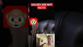 Values are NOT Facts #jordanpeterson #samharris #morality #god #facts #values #philosophy #monkey