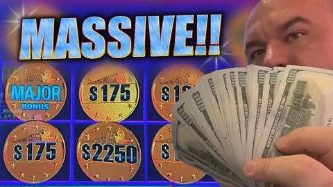 MOST Intense $125/Spin Bonus EVER On All Aboard Piggy Pennies Slot Machine!!
