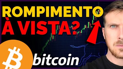 ANÁLISE DO BITCOIN HOJE: ROMPIMENTO EMINENTE! E PRESSÃO VENDEDORA...