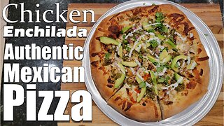 The Ultimate Mexican Pizza: This Chicken Enchilada Pizza is amazing