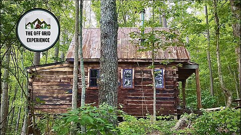 COMPLETE Off Grid LumberLog Cabin Bedroom Build - Start to Finish