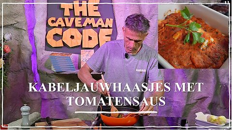 Kabeljauwhaasjes met tomatensaus