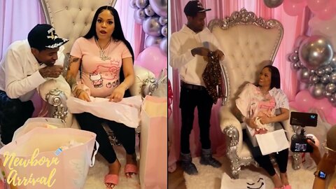 Lil Reese & "GF" Kimani Hosts Their Baby Shower In Chicago! 👶🏽