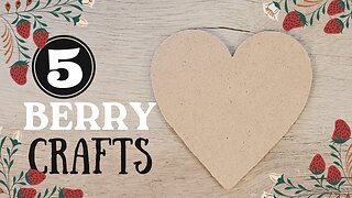 5 Deliciously Cute Strawberry Crafts DIYS Tutorial! 🍓