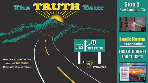 Lewis Herms, TRAFFICKING & THE CABAL, Truth Tour 1, San Antonio TX, 7-1-22