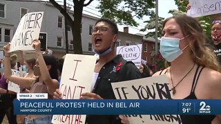 Peaceful protest held in Bel Air