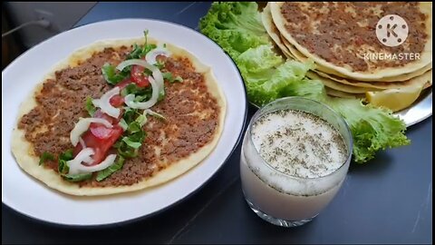 Turkish style Lahmacun / keemy wali roti