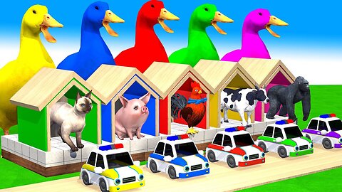 5 Giant Duck, Monkey, Lion, chicken, piglet,dinosaur,tiger, Sheep, Transfiguration funny animal 2023