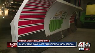 KC landscaping companies transition to snow removal