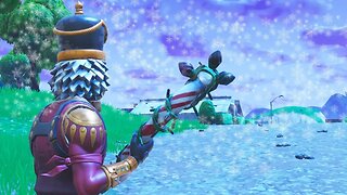 FINALLY.. SNOWING in Fortnite Battle Royale!