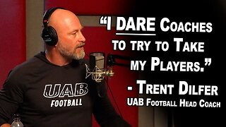 "I DARE Coaches To Try To Take My Players." - Trent Dilfer