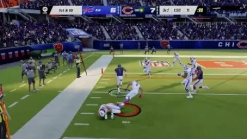 Buffalo bills vs. Chicago Bears go overtime