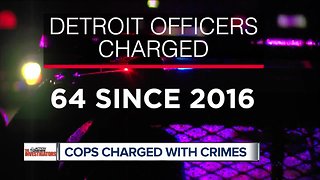 64 Detroit police officers criminally charged since 2016