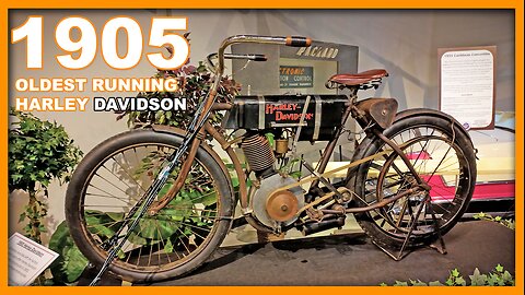 Worlds Oldest Running Harley Davidson at the Packard Museum!