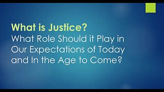 What is Justice? - Session 1