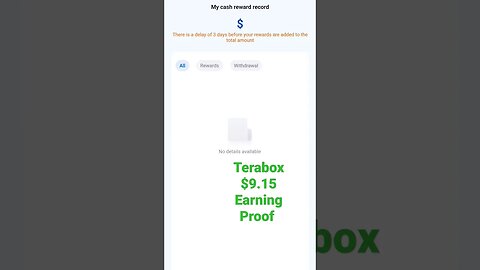 Terabox earning proof #shorts #ytshorts #terabox #earning #youtubeshorts