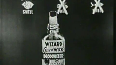 Wizard Wick Deodorizer Commercial from 1955