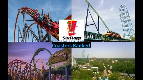 Six Flags Great Adventure Coasters Ranked With POVs (2022)