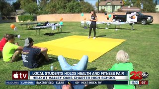 Local student held health and fitness fair