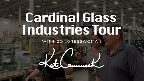 Rep. Cammack Visits Cardinal Glass Industries In Ocala, FL