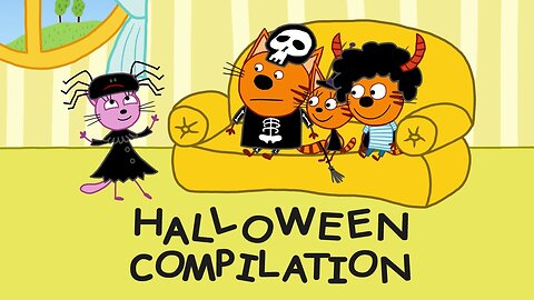 Kid-E-Cats _ Halloween compilation _ Scary series for kids 🎃🎃🎃