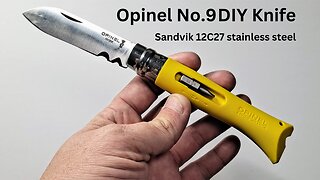 Opinel DIY No.9 12C27 Stainless Steel Folding Knife and Multi-tool (Ver2)