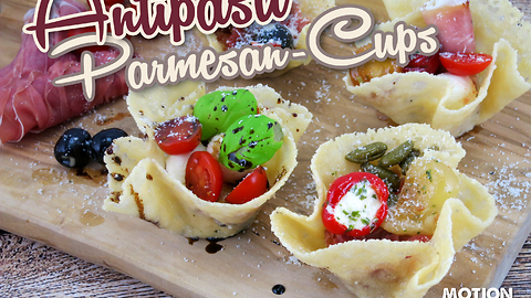 Parmesan Antipasti Cups