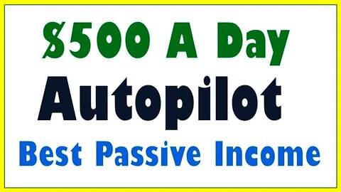 Earn $500 A Day On Autopilot, Passive Income Ideas, Make PayPal Money Instantly, PayPal