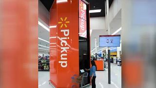 Walmart pickup tower debuts at Las Vegas store