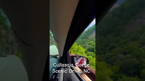 Scenic Mountain drive at Cullasaja Gorge. #scenic #scenicdrive #mountains #mountaindrive #gorges #nc