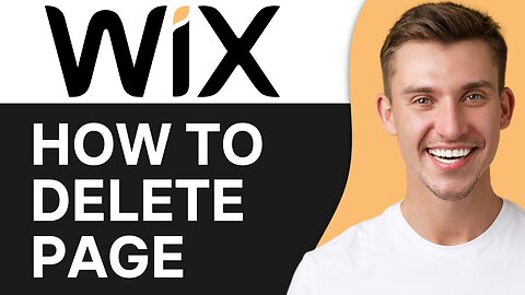 HOW TO DELETE PAGE ON WIX