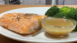 Salmon With Maple Butter Sauce (Grain/Dairy Free)