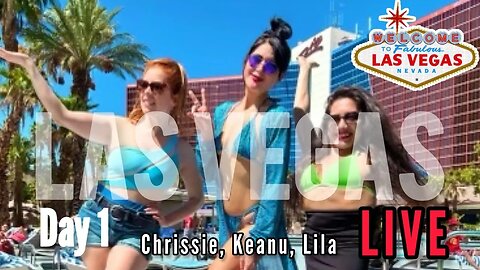 Las Vegas Day 1! LIVESTREAM Chrissie Mayr, Lila Hart, Keanu Thompson! Friday Night Tights Meetup!