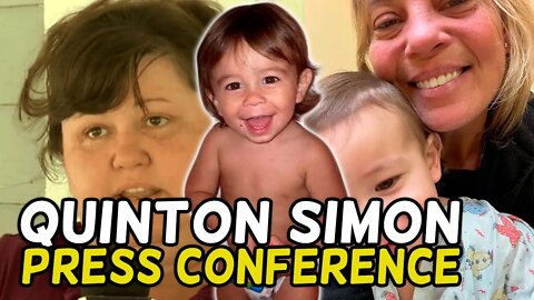 MISSING BABY Quinton Simon From Savannah Georgia PRESS CONFERENCE