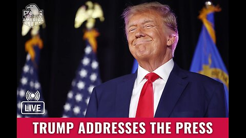 President Trump Addresses The Press