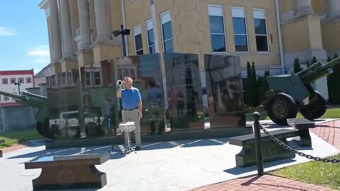 Warrick County War Memorial, Boonville Indiana, May 29th 2023,