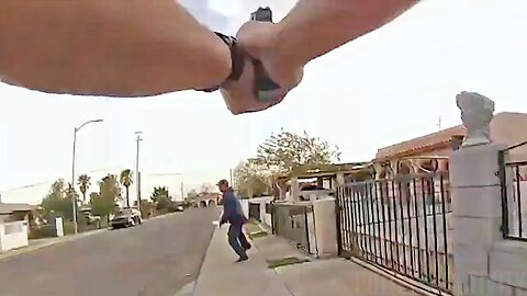 Bodycam Shows Suspect Pulling a Gun and Waving it at Phoenix Police Before Being Shot
