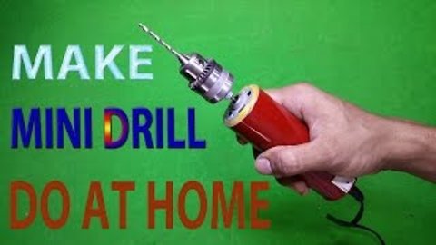 How to Make a Drill Press Machine - Homemade Mini Drill