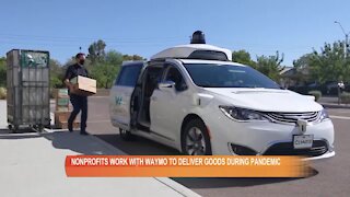 Nonprofits work with Waymo to deliver goods during the pandemic