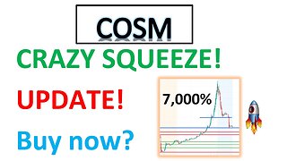 #COSM 🔥 7,000% move in one day! why moved? another big squeeze on Monday? when should you buy?