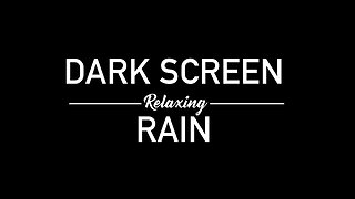 Relaxing Rain Sound for sleeping |BLACK SCREEN For Sleeping | Rain ASMR 1 Hour | Night Rain Ambience